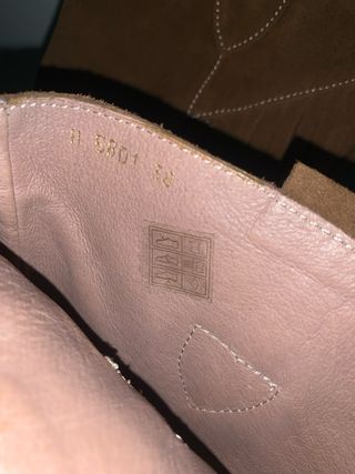 Botas Wonders Piel y Serraje Marrón Talla 38