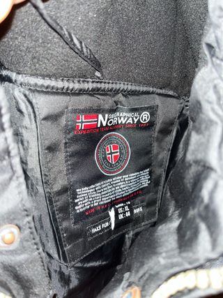 Chaqueta Geographical Norway Negra