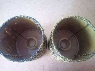 Tulipas para lámparas, doradas y negras