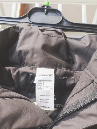 Pantaloni da sci neri usati, marca wedze taglia s.