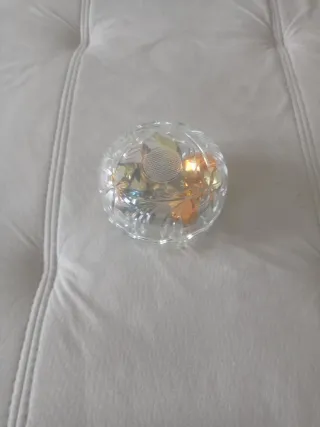 Bombonera de cristal labrado