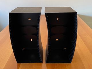 Contenedor 20 CDs Plástico Duro Negro