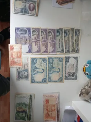 Lote 124 Billetes Españoles Antiguos