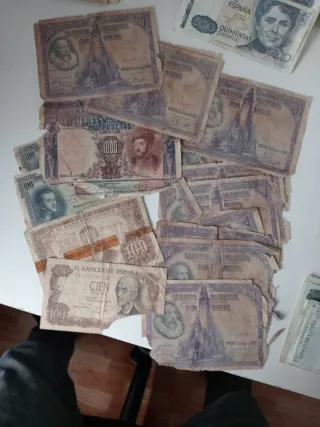 Lote 124 Billetes Españoles Antiguos