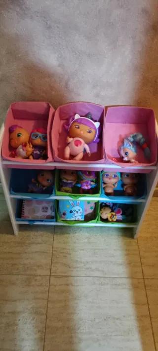 Estructura Estantería infantil blanca