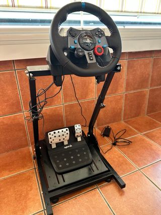 Volante Logitech G29 + Estructura VEVOR