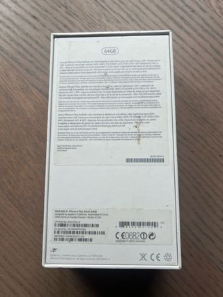 Scatola Originale iPhone 6 Plus 64GB Argento