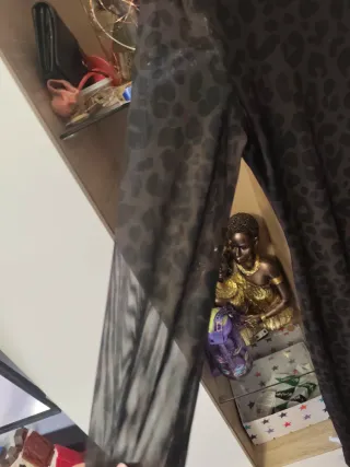 Vestido largo estampado