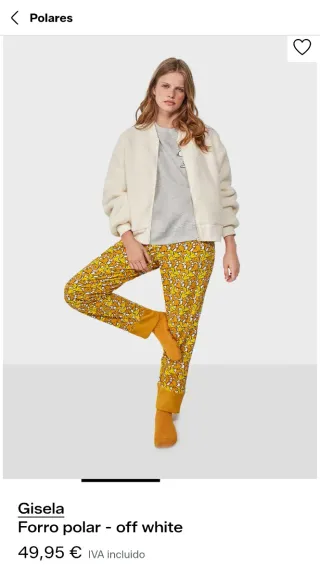 Bomber borreguito marca Gisela nueva Talla M