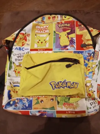 Zaino bambino Pokemon giallo
