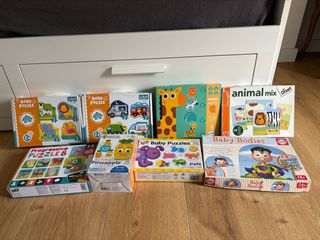 Lote de 8 Puzzles de Bebé y Niños