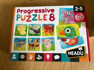 Lote de 8 Puzzles de Bebé y Niños