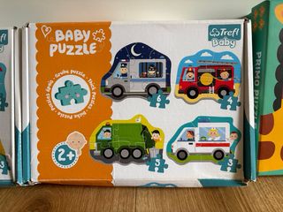 Lote de 8 Puzzles de Bebé y Niños