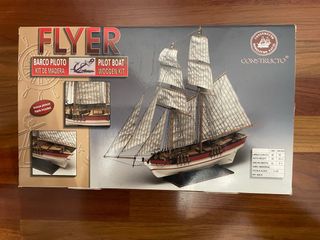 Maqueta Barco Madera Constructo Flyer Pilot Boat