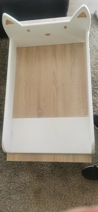 Cambiador bebé zorro blanco para comoda.