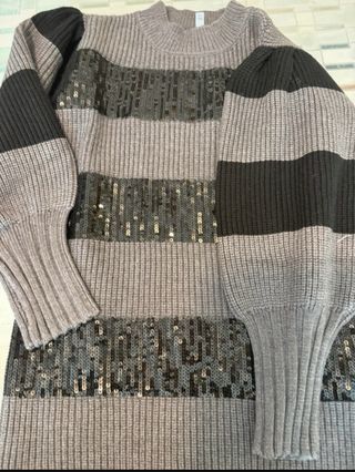 Maglioncino bambina 6/7 anni (122 cm) paillettes