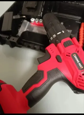 Taladro Atornillador Inalámbrico (2 Baterías)