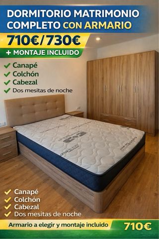 Habitación Matrimonio Completa con Armario