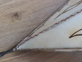 Pantalla Lámpara Cuero Artesanal