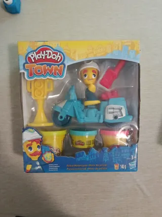 Play-Doh Town Moto de Policía