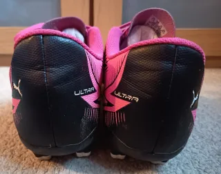 Zapatillas Puma Futbol Talla 41 Rosa/Blanco