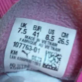 Zapatillas Puma Futbol Talla 41 Rosa/Blanco