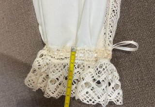 Camisa fallera interior blanco roto