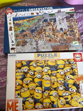 2 Puzzles Djeco y Educa