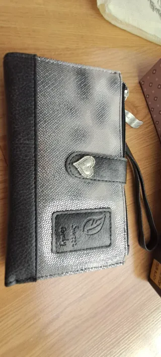 Cartera Sweet Candy Negra y Plateada