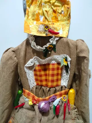 Vestito Carnevale Fruttivendola Bambina Anni 9