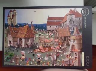 Lote 3 Puzzles Ravensburger 500 Piezas