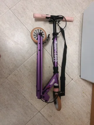 Patinete Oxelo infantil morado