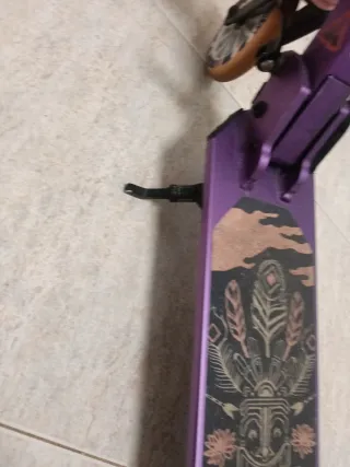 Patinete Oxelo infantil morado