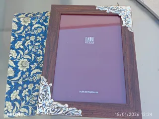 Portafotos Cambau Plata de Primera Ley