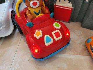 Castillo, Coche Policía, Coche Oso y Coche Naranja