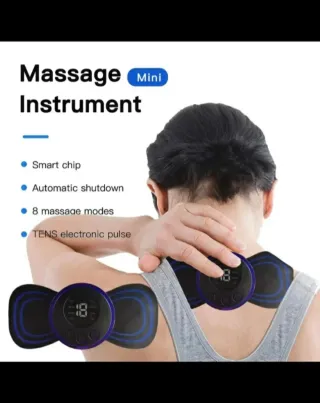 Mini Masajeador EMS Parche Azul