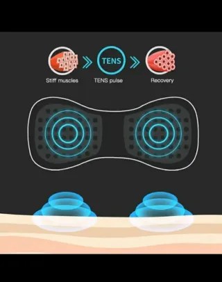 Mini Masajeador EMS Parche Azul