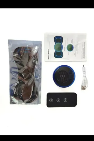 Mini Masajeador EMS Parche Azul