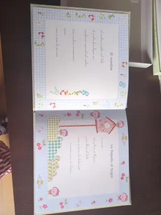 Álbum de fotos para bebé