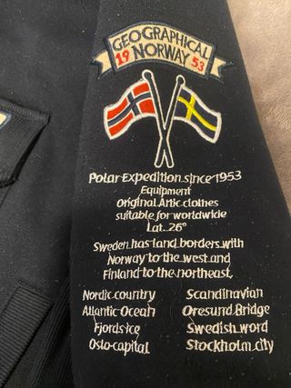 Forro Polar Geographical Norway Azul