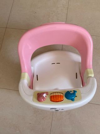 Asiento de Baño para Bebé Rosa