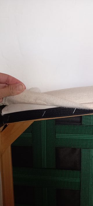 6 Sillas de Comedor Beige y Negras