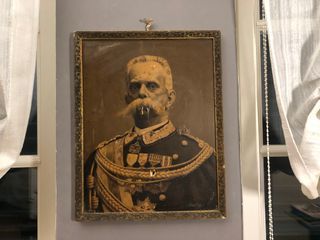 Ritratto Re Umberto I Stampa Regno d'Italia 53x41