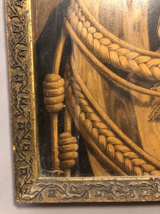 Ritratto Re Umberto I Stampa Regno d'Italia 53x41