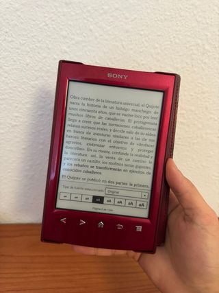 Ebook Sony PRS-T2 - Rojo