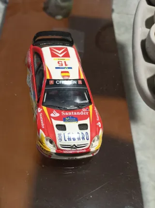 Carrocería Scalextric Citroen Xsara con luces