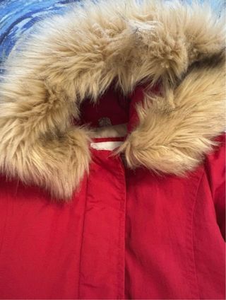 Piumino bambina rosso taglia XS