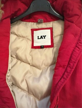 Piumino bambina rosso taglia XS