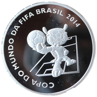 ENVÍO GRATIS! BRASIL 2014 MONEDA + ESTUCHE