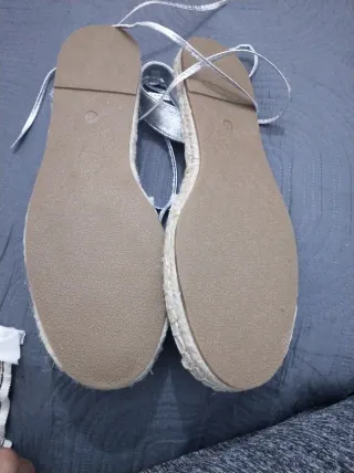 Sandalias Mundtang Talla 41 Plata